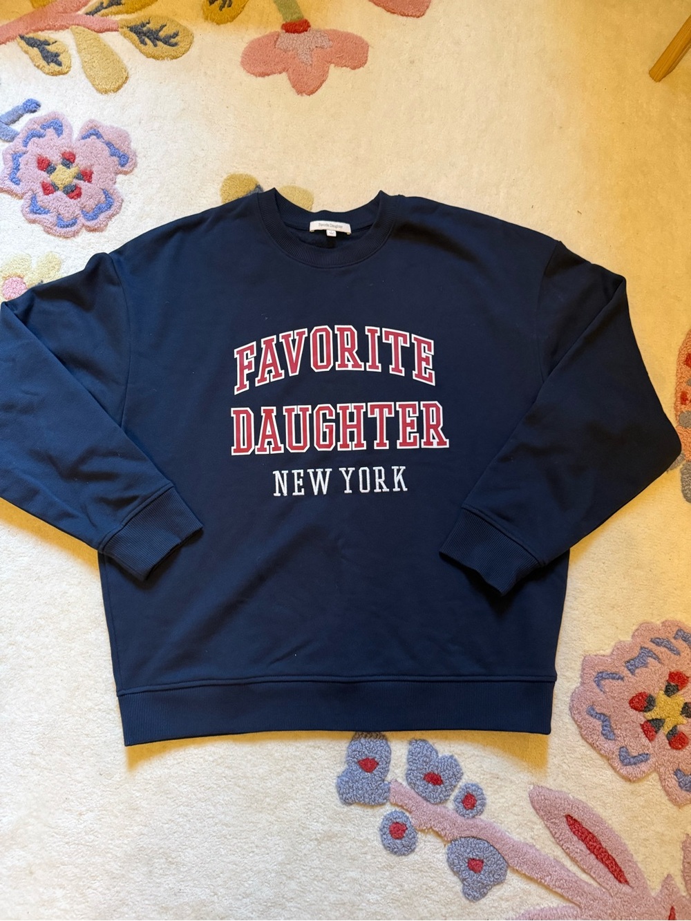 Favorite Daughter Navy Crewneck New York